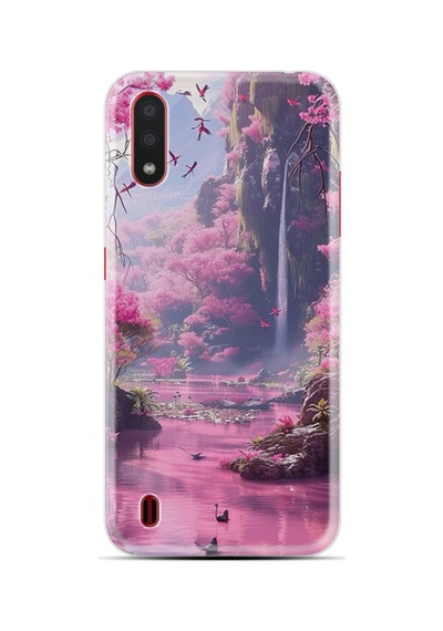 Samsung Samsung Galaxy Uyumlu A01 Kılıf Boutique Baskılı Resimli Şelale Pcode -033