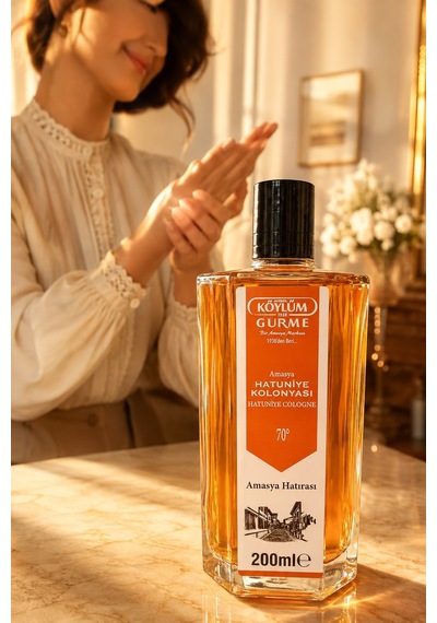 Köylüm Gurme Amasya Hatuniye Kolonyası 70 Cam Şişe 200 Ml