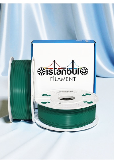 İstanbul Filament 3d Baskı Pla Filament Yeşil Renk 1 Kg Ø 1,75mm 0,05 Mm Bambu Lab Uyumludur 1.75mm