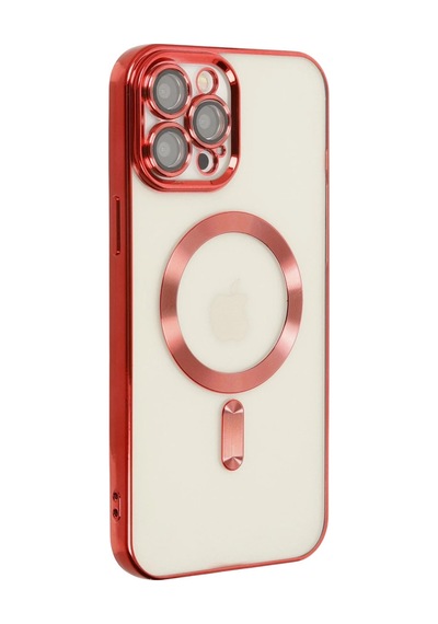 Apple Uyumlu - iPhone 13 Pro Kılıf Kross Magneticsafe Kapak - Kırmızı