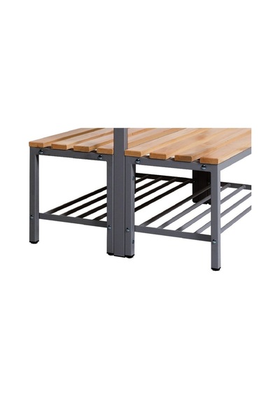 Ayakkabılıklı 4 Ayaklı Çift Taraflı Bank, 14 Kanca, 150x85x170 Cm, Spor Bankı Antrasit Ayakkabılıklı 4 Ayaklı Çift Taraflı Bank, 14 Kanca, 150x85x170 Cm, Spor Bankı Antrasit