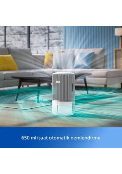 78 M2'ye Kadar Alanı Etkili Bir Şekilde Temizleyen Hava Temizleyici Ve Nemlendirici