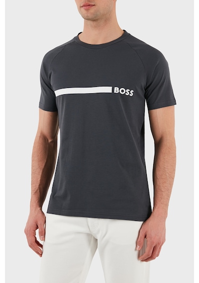 Boss Erkek T Shirt 50517970 011 Antrasit Antrasit
