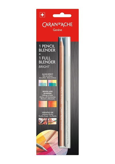 Caran D'ache Blender Kalem Full Blender Bright Ahşap Çerçeveli 2 Parçalı, 0902.301, Tek Boy, Çok Renkli, Çok Renk Genel