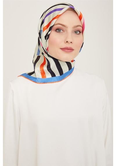 Armine Sura İpek Eşarp 24ya9101 32 - Desenli