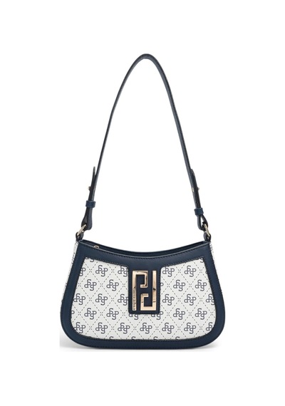 Silver & Polo Silver Polo Beyaz - Lacivert Monogram Kadın Çapraz Çanta Sp1132