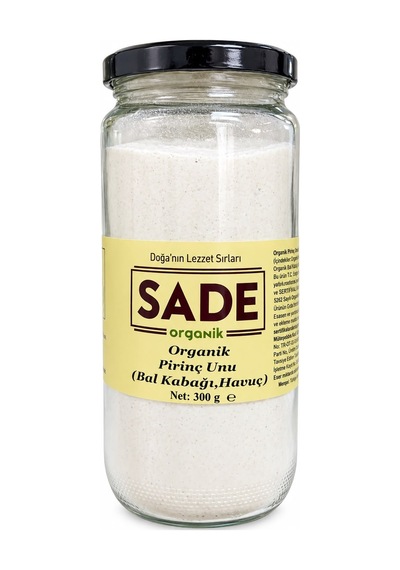 Sade Organik Pirinç Unu Bal Kabağı - Havuç 300 G