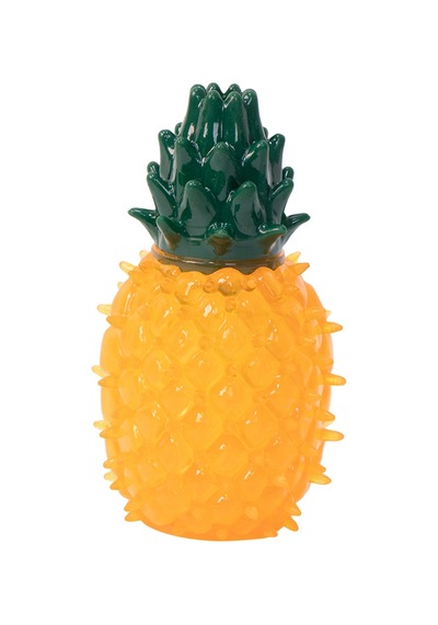 Eastland - 563 - Öten Plastik Köpek Oyuncağı Ananas - Edntrend - 12x7 Cm