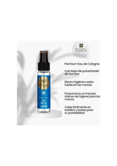 Sea Breeze Kolonyası 60 Ml Sprey Tuzlu Deniz Cep Boy Seyahat %80 Alkollü