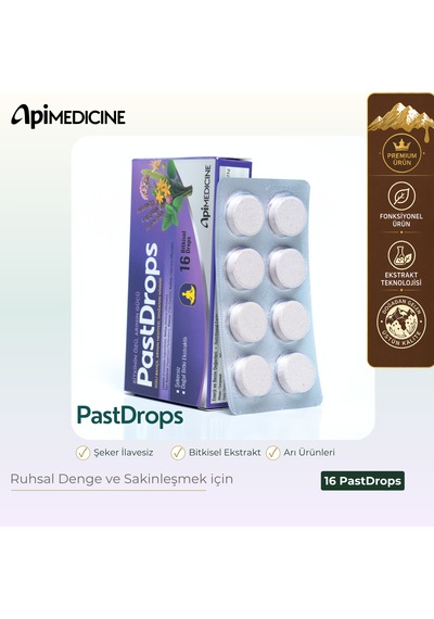 Apimedicine Pastdrops İçsel Denge Destekleyici Şekersiz Bitkisel Pastil