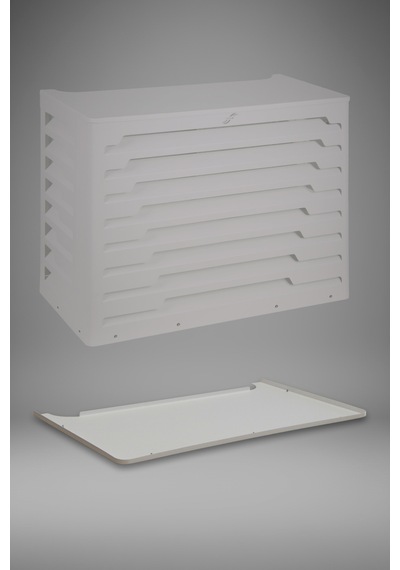 Klima Motoru/dış Ünite Gizleme/koruma Kafesi Radius S Alt Panel Beyaz