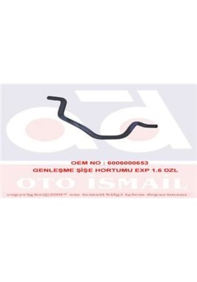 ÜÇEL 15582 Kalorifer Hortumu Express 1.6D