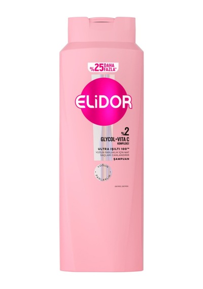 Elidor Ultra Işıltı 100 Şampuan 500 Ml 2 Adet