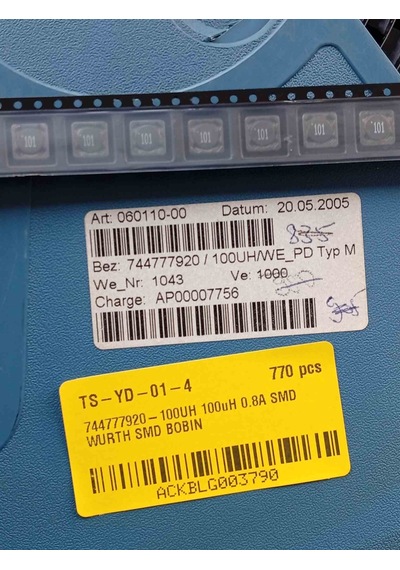 744777920-100uh 100uh 0.8a Smd Smd Bobin 50 Adet
