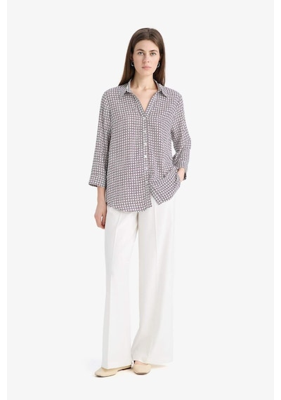 DeFacto Regular Fit Kareli Uzun Kollu Gömlek K6402AZ25SPBR400
