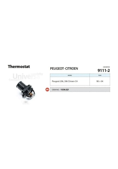 Ünüvar 91112 Termostat 1336n5 1336q1