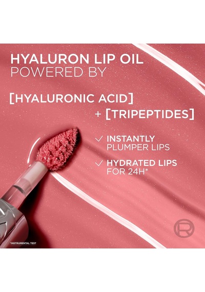 L'oreal Parıs Plump Ambition Hyaluron Lip Oil Besleyici Ve Nemlendirici Dudak Parlatıcısı - 101 Cristal Clear