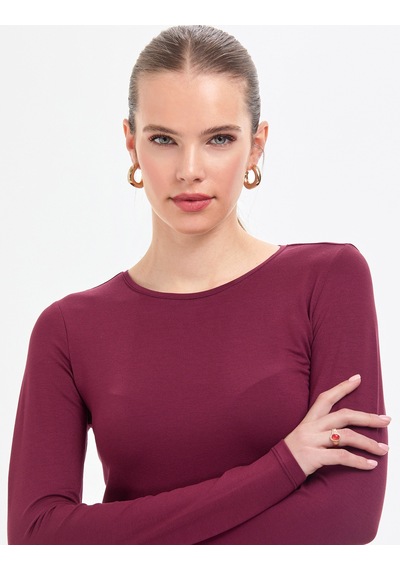 Pierre Cardin Kadın Vişne Bluz Örme 50317061-vr223 Vişne