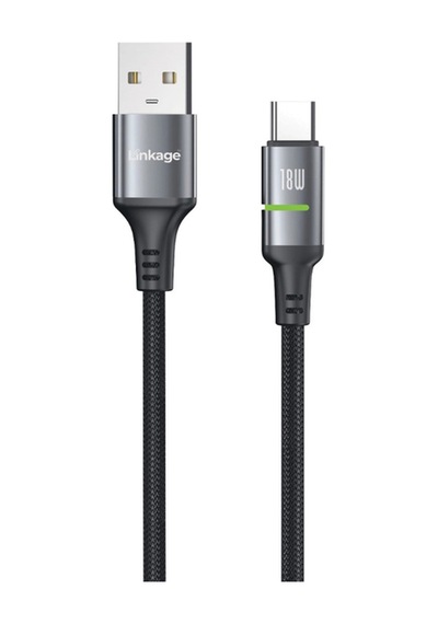 Lkcb-48 Usb-a To Usb-c 18w 2.4a 1.2 Metre Led Göstergeli Şarj Kablosu