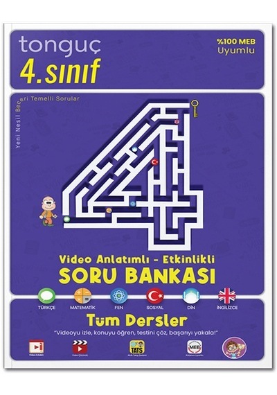 Tonguç Akademi 4. Sınıf Taktikli Soru Bankası (550897133)
