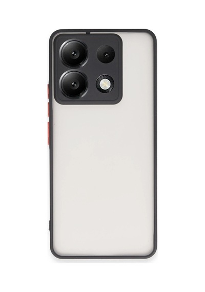 Herşeytrend Xiaomi Redmi Note 13 Pro 5g Kılıf Montreal Silikon Kapak - Siyah Çok Renkli