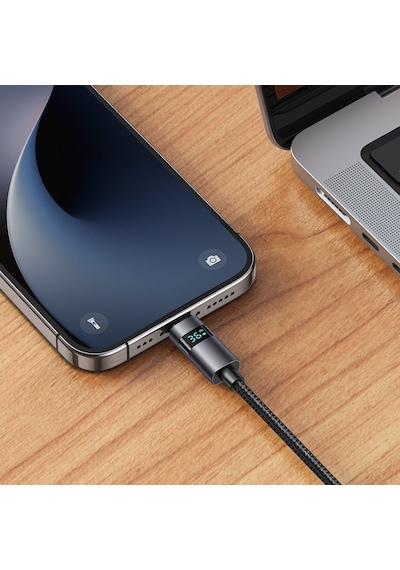 Mcdodo Ca-6570 36w Typec Lightning Apple Uyumlu iPhone Şarj Kablo Siyah