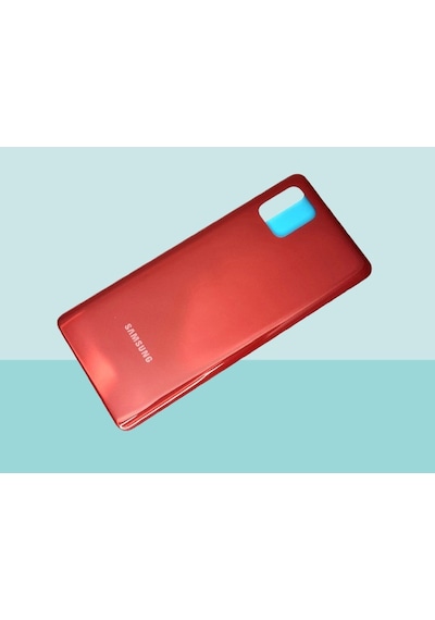 Tkgz  Samsung Uyumlu Galaxy Note 10 Lite Arka Kapak Batarya Kapağı - Kırmızı Çok Renkli