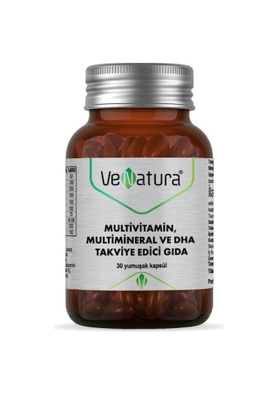Venatura Multıvıtamın Multımın. Dha 30 Kaps