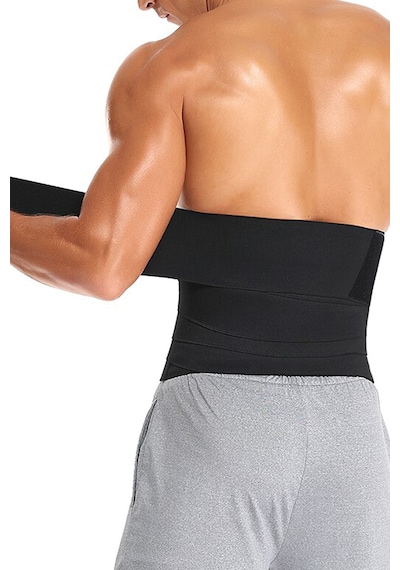 Fitform Giyim Bele Dolamalı 3 Metre Uzunluğunda Bele Sarmalı Korse Kemer SiYAH