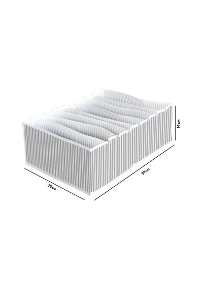 8 Bölmeli Xl Pratik Bölmeli Çekmece Düzenleyici Organizer İç Çamaşırı Kravat Çorap Düzenleyici Diğer