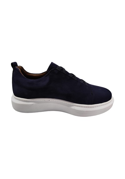 King Paolo King Shoes Bağsız Spor Erkek Ayakkabı 426 Lacivert Nubuk Lacivert