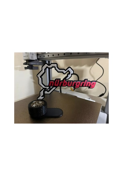Nürburgring Temalı Masa Dekoru