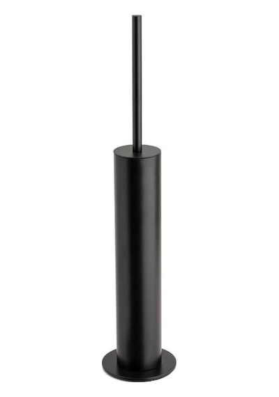 Tuvalet Fırçalığı Siyah Renk 465x100x100 Mm Genel