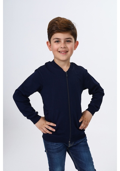 Toontoy Kids Toontoy Erkek Çocuk Kolej Yaka Fermuarlı Cepli Nakış Baskılı Örme Hırka - 2 İplik Lacivert Toontoy Kids Toontoy Erkek Çocuk Kolej Yaka Fermuarlı Cepli Nakış Baskılı Örme Hırka - 2 İplik Lacivert