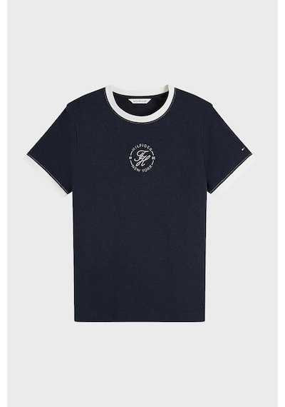 Tommy Hilfiger Regular Fit Bisiklet Yaka T Shirt Kadın T Shirt Ww0ww50032 C1g Lacivert