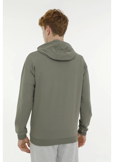 Lumberjack A10181320308010 4w Mb Sn73 Hoodıe 4pr Hakı Erkek Kapsonlu Sweatshırt Haki