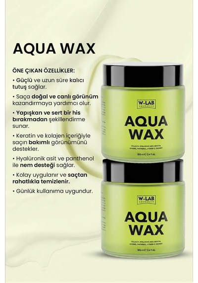 W-lab Cosmetics Aqua Wax 100 Ml