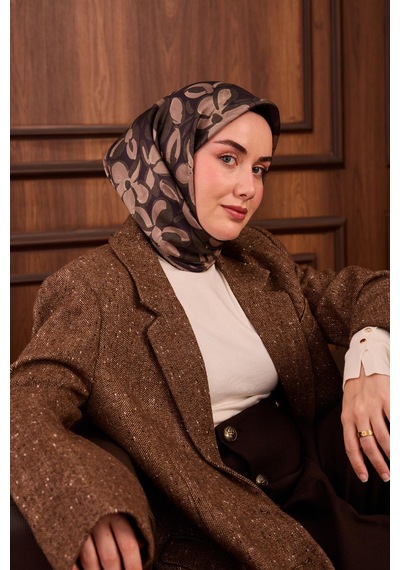Silk Home Twill İpek Eşarp 11494-08 Koyu Mor