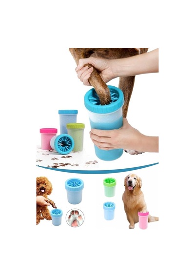 Tineke Köpek Ayak Pati Yıkama Ve Temizleme Aparatı -orta Boy 1 Adet 11 X9 Cm Pembe