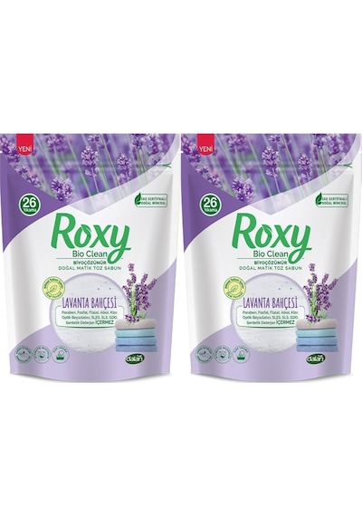 Dalan Roxy Bio Clean Matik Sabun Tozu 800GR Lavanta Bahçesi (2 Li