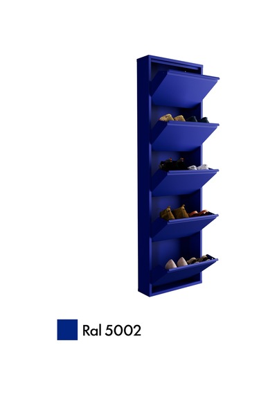 Evdemo 5 Kapaklı Metal Ayakkabılık Lacivert Evdemo 5 Kapaklı Metal Ayakkabılık Lacivert