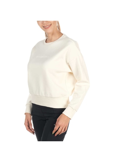 Columbia W Bar Split Crop Kadın Sweatshirt Krem