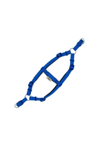 Doggie Konfor Ronin Dokuma Göğüs Tasması Royal Blue 1.5 x 40-45 CM Mavi