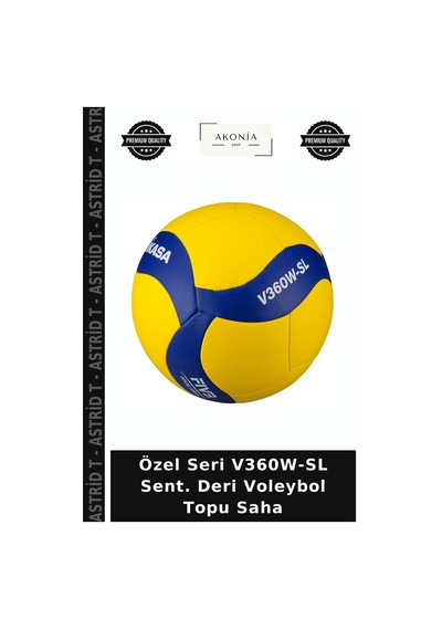 Özel Seri V360w-sl Sent. Deri Voleybol Topu Saha Çok Renkli