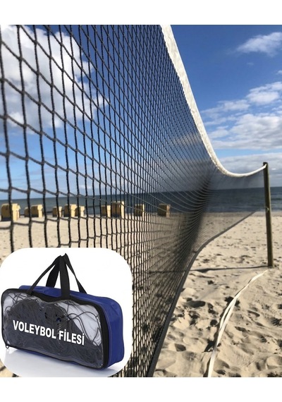 9.5 Metre Taşınabilir Pratik Ve Profesyonel Voleybol Filesi Beach&okul&sahil&otel Tipi Voleybol Ağı