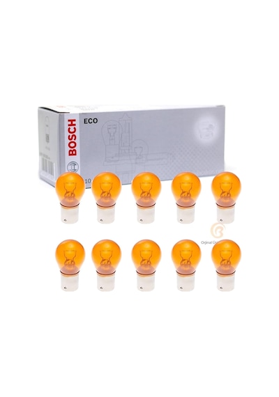 Ampul 12v 21w 93 Yakın Tırnak Sarı 10 Adet