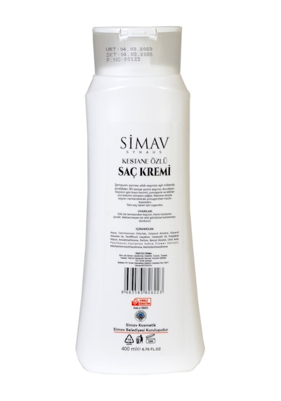 Simav Synaus Kestane Özlü Saç Kremi 400 ML