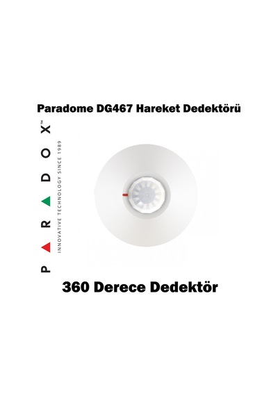 Paradox Paradome Dg467 360° Tavan Tipi Dijital Hareket Dedektörü