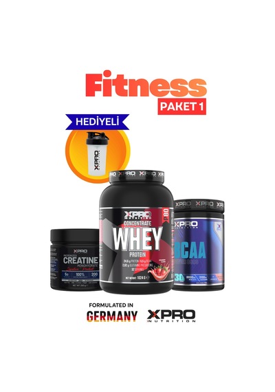 Xpro Fitness Paketi 1 - Whey Protein Çilek -creatine-bcaa Karpuz