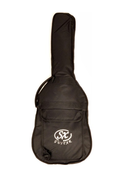 Sx Sst57+/bk Stratocaster Elektro Gitar Black Eb400 Kılıf Hediyeli